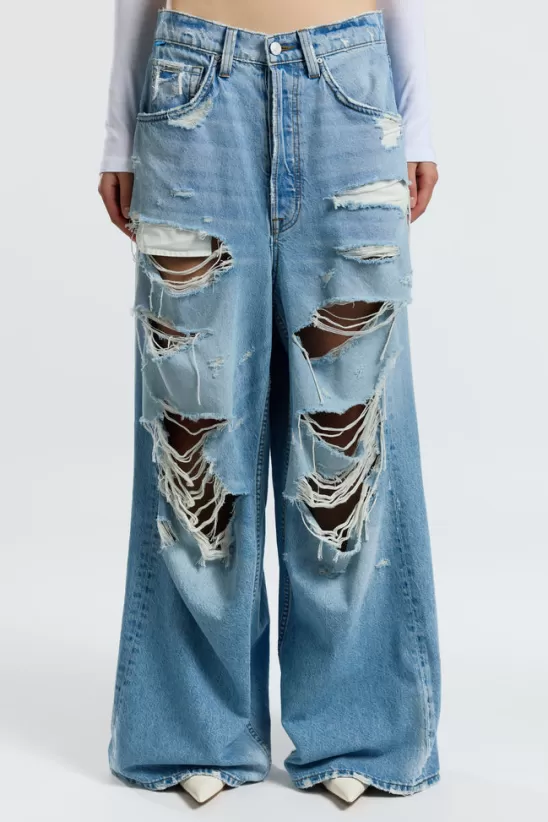 COTTONCITIZEN Denim<Baggy Jean SwallDestroyed