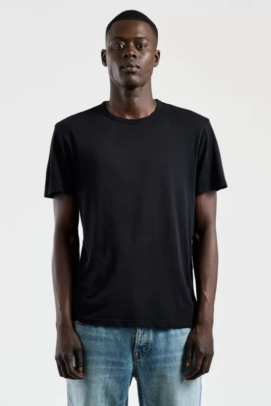 COTTONCITIZEN Tees<Classic Crewneck Tee JetBlack