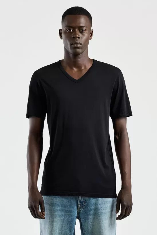 COTTONCITIZEN Tees<Classic V-Neck Tee JetBlack