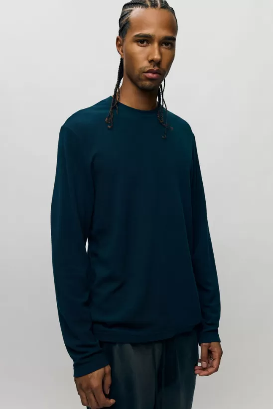 COTTONCITIZEN Sale<Hendrix Crew Shirt (Sale) DarkTeal