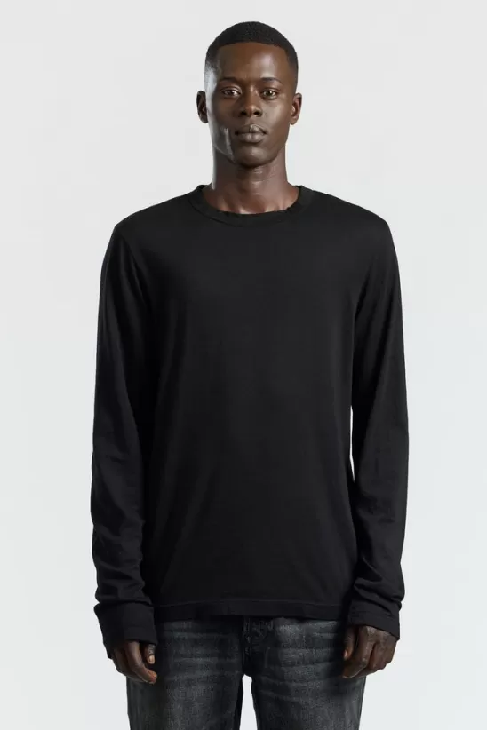 COTTONCITIZEN Shirts<Prince Long Sleeve Shirt JetBlack