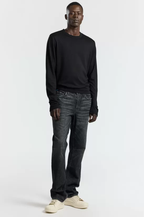 COTTONCITIZEN Shirts<Prince Long Sleeve Shirt JetBlack