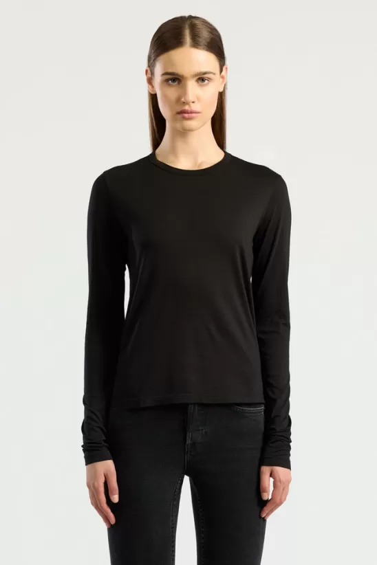 COTTONCITIZEN Shirts<Standard Long Sleeve Shirt JetBlack