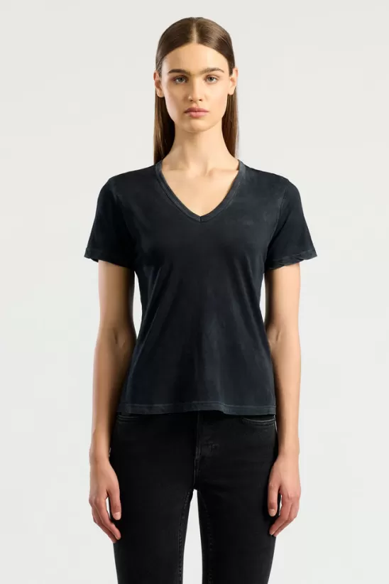 COTTONCITIZEN Tees<Standard V-Neck Tee VintageBlack