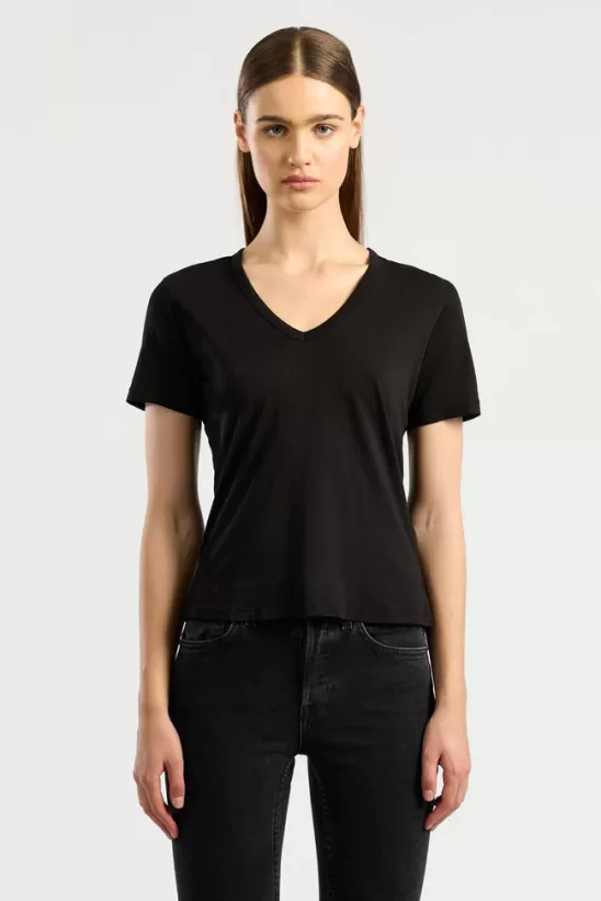 COTTONCITIZEN Tees<Standard V-Neck Tee JetBlack