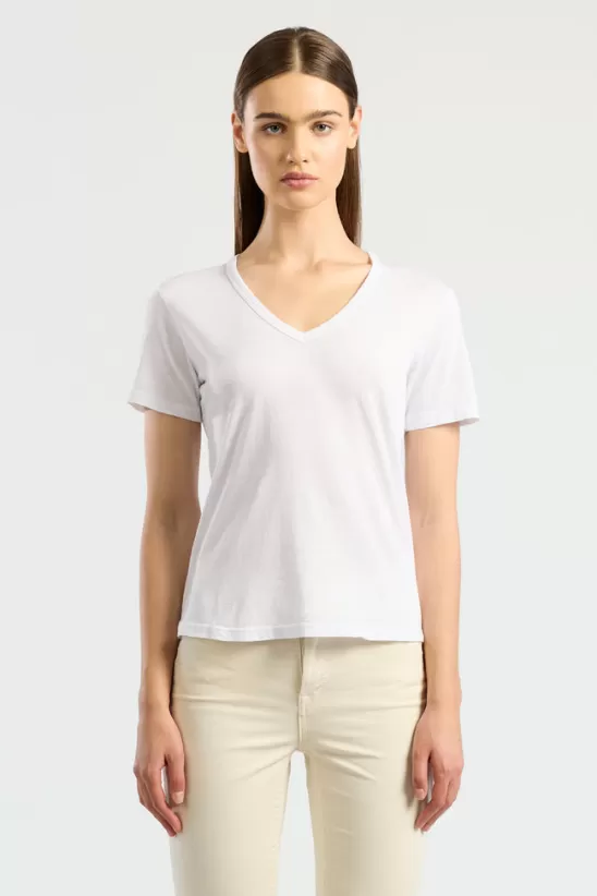 COTTONCITIZEN Tees<Standard V-Neck Tee White