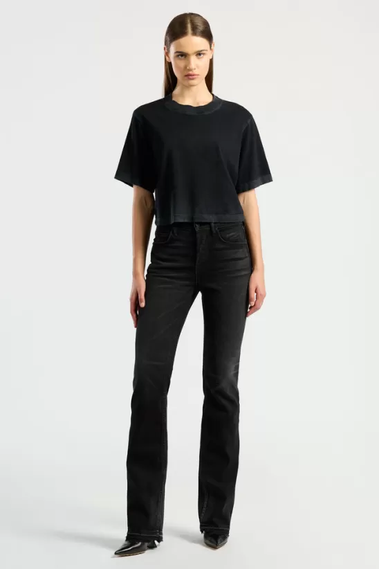 COTTONCITIZEN Tees<Tokyo Crop Tee VintageBlack