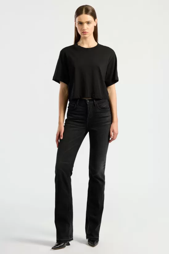 COTTONCITIZEN Tees<Tokyo Crop Tee JetBlack