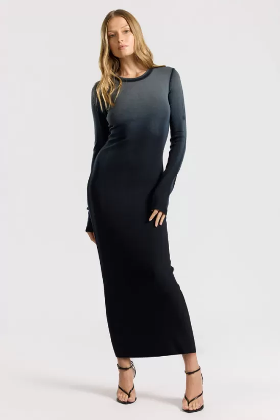 COTTONCITIZEN Dresses + Skirts<Verona Crewneck Maxi Dress BlackCast