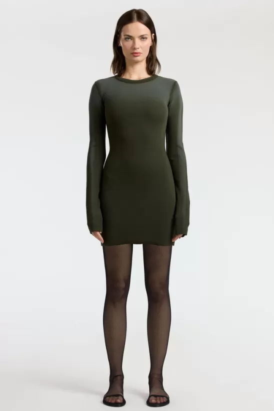 COTTONCITIZEN Dresses + Skirts<Verona Crewneck Mini Dress AlpineCast