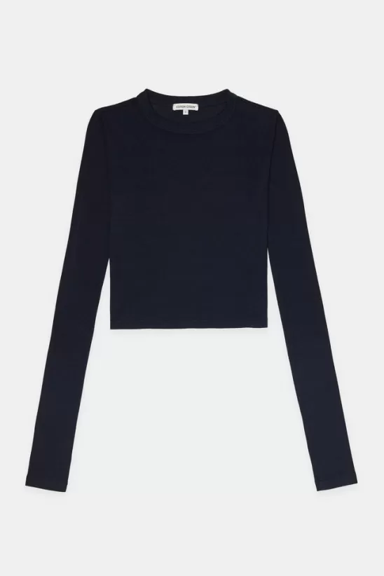 COTTONCITIZEN Shirts<Verona Crop Shirt SuperNavy