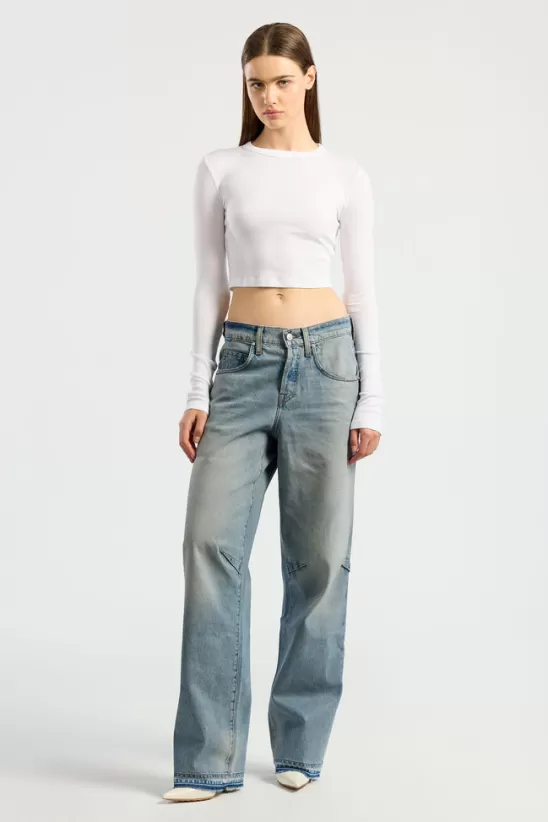 COTTONCITIZEN Shirts<Verona Crop Shirt White