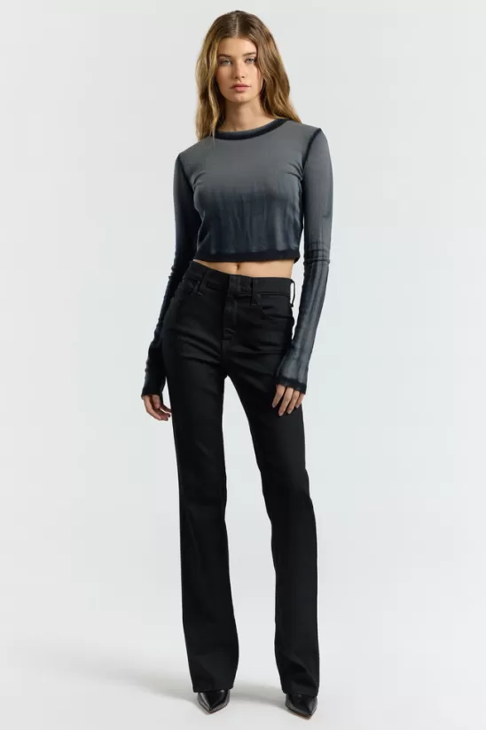 COTTONCITIZEN Shirts<Verona Crop Shirt BlackCast