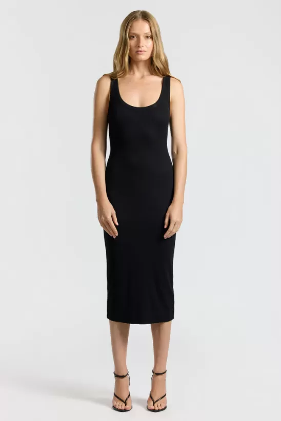 COTTONCITIZEN Dresses + Skirts<Verona Midi Dress JetBlack