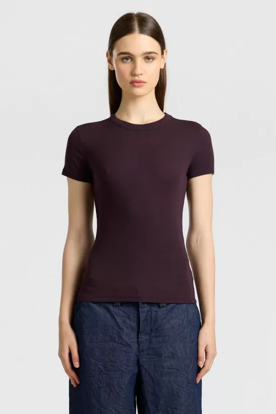 COTTONCITIZEN Tees<Verona Tee Eggplant