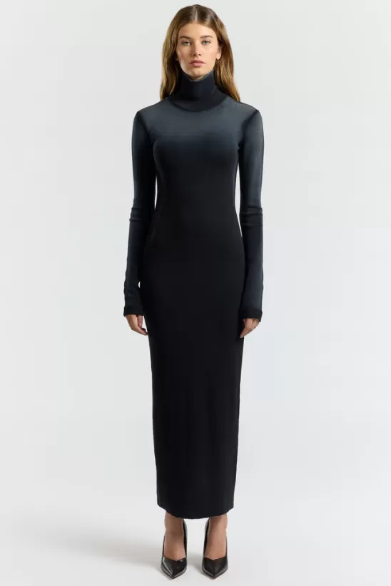 COTTONCITIZEN Dresses + Skirts<Verona Turtleneck Maxi Dress BlackCast