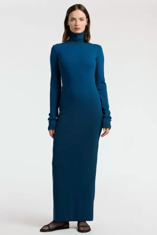 COTTONCITIZEN Dresses + Skirts<Verona Turtleneck Maxi Dress HarborCast